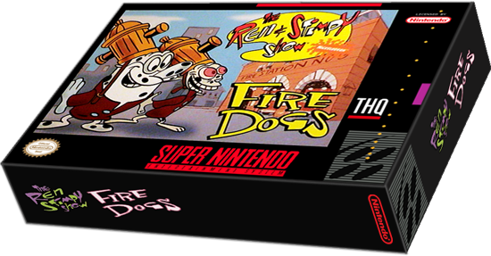 ren and stimpy fire dogs snes