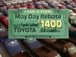 Toyota's May Day Sale