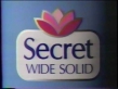 Secret Wide Solid Deodorant