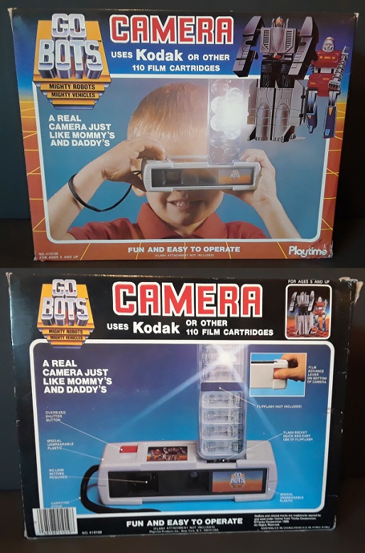 VINTAGE 1984 PLAYTIME/TONKA GOBOTS 110 FILM CAMERA WITH BOX