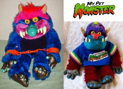 blue monster stuffed animal 80s