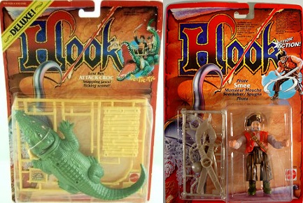 8) NIP Hook Figures, Captain Hook, Attack Croc, 41% OFF