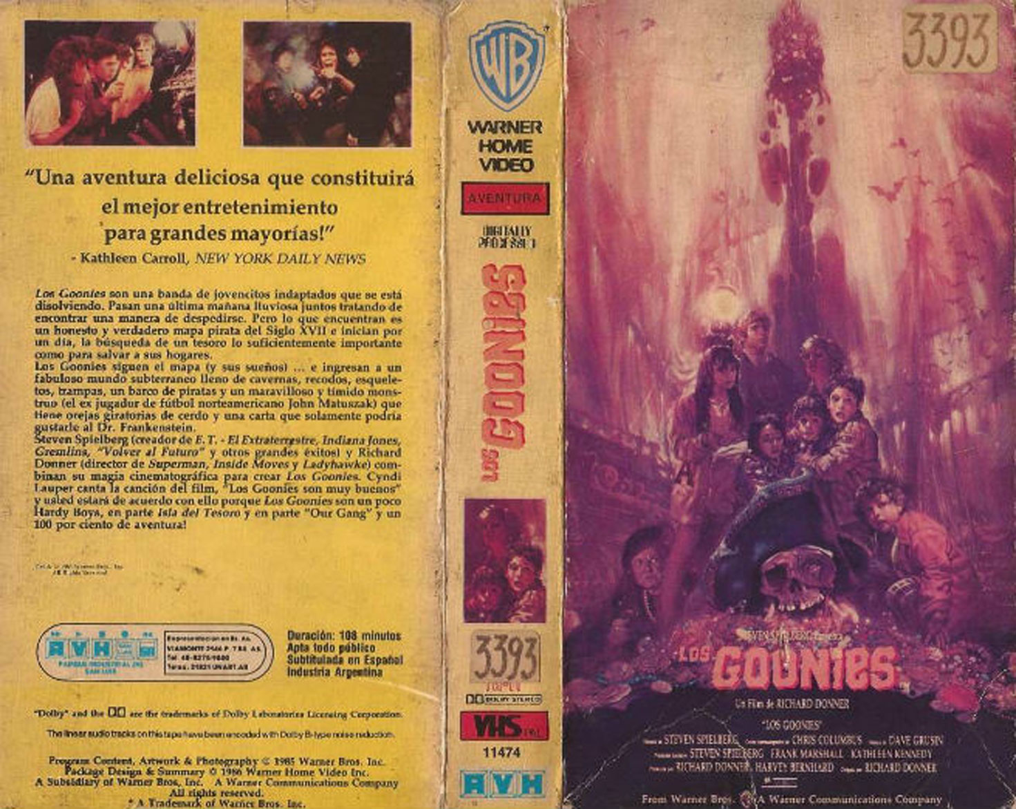 The Goonies 1985 Vhs